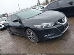 2017 Nissan Maxima 3.5 S Black vin: 1N4AA6APXHC416976