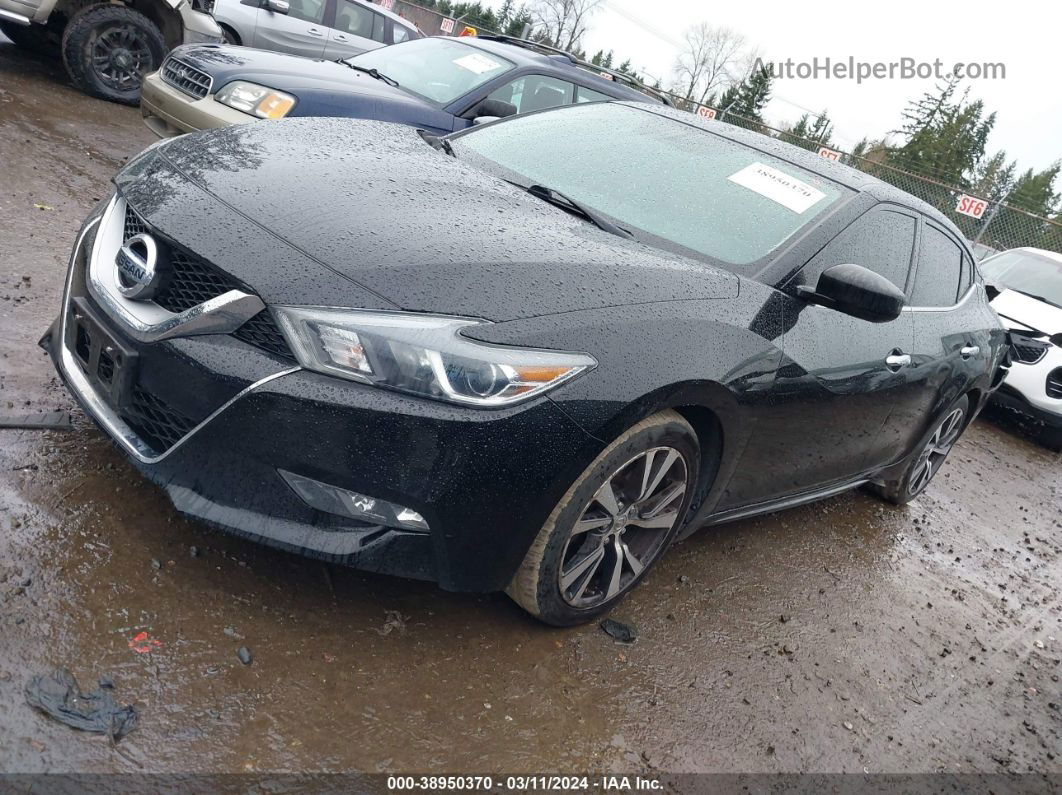 2017 Nissan Maxima 3.5 S Черный vin: 1N4AA6APXHC416976