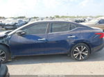 2017 Nissan Maxima Sl Blue vin: 1N4AA6APXHC450464