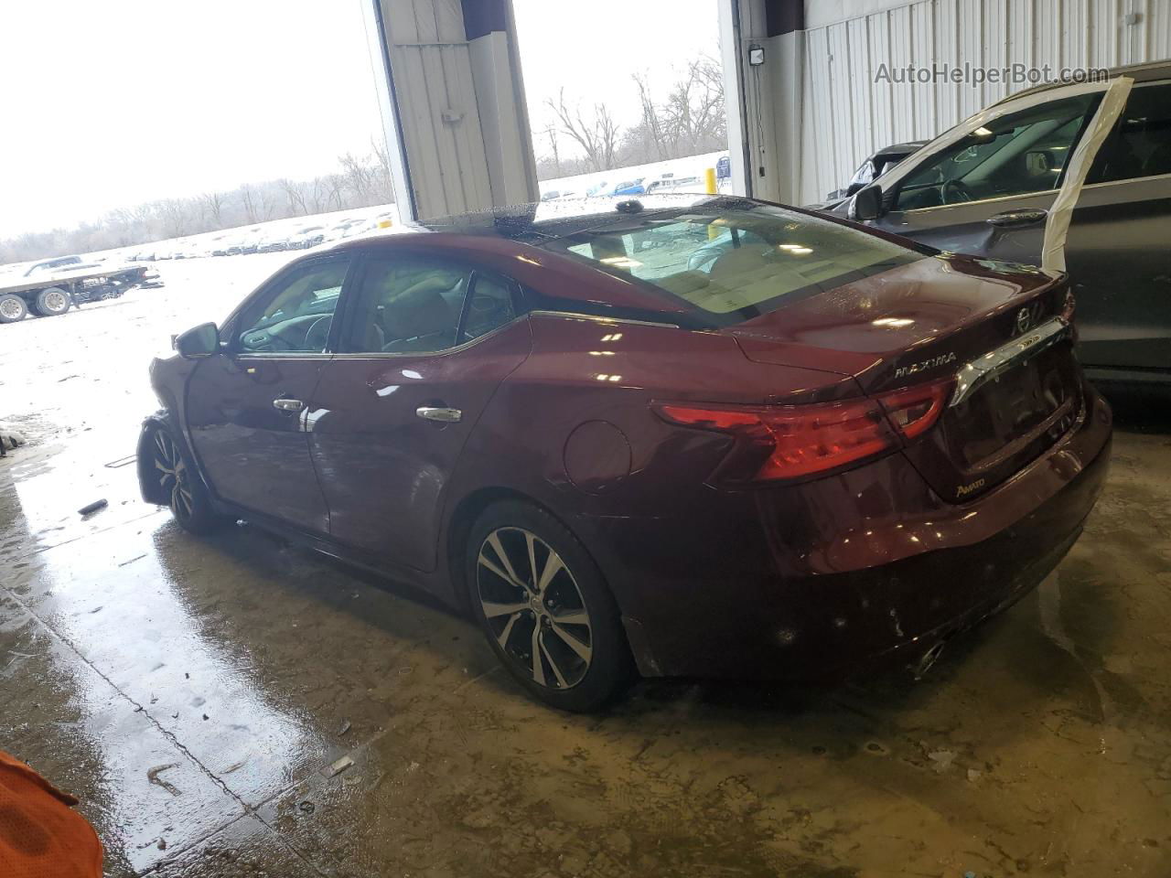 2017 Nissan Maxima 3.5s Бордовый vin: 1N4AA6APXHC451355