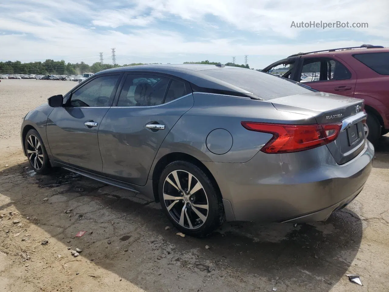 2017 Nissan Maxima 3.5s Gray vin: 1N4AA6APXHC451470