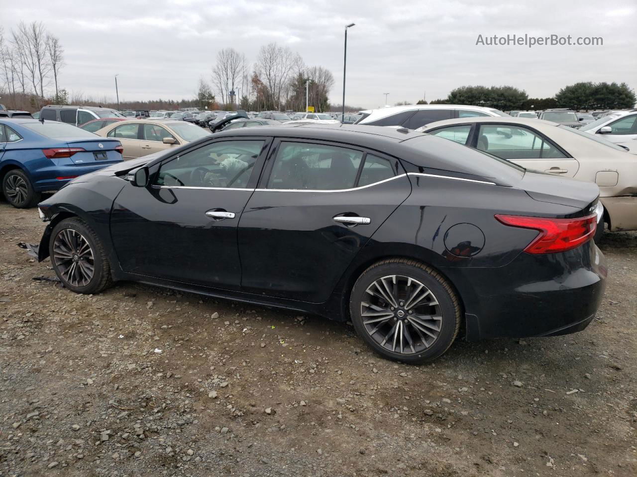 2017 Nissan Maxima 3.5s Black vin: 1N4AA6APXHC454899