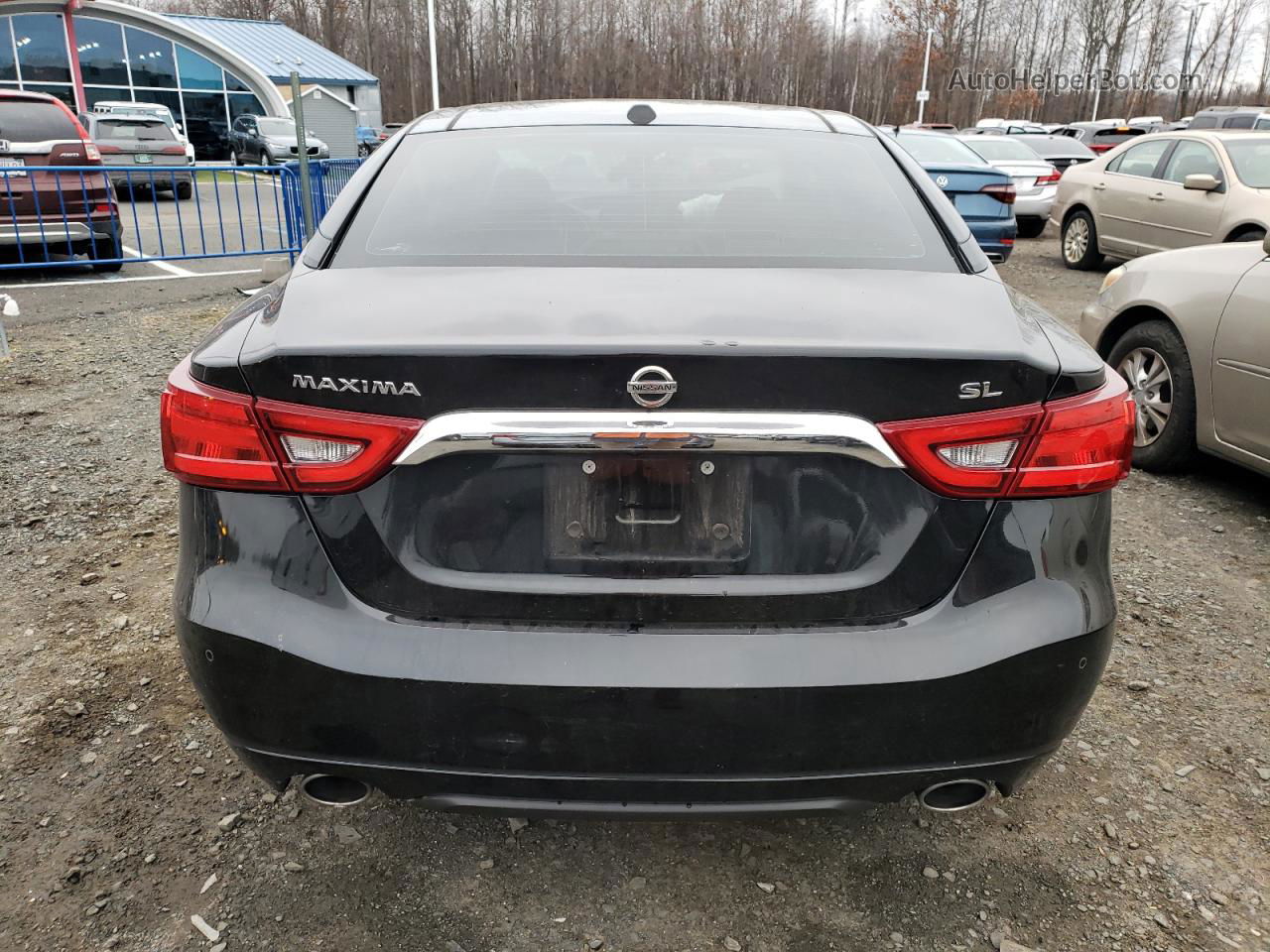 2017 Nissan Maxima 3.5s Black vin: 1N4AA6APXHC454899