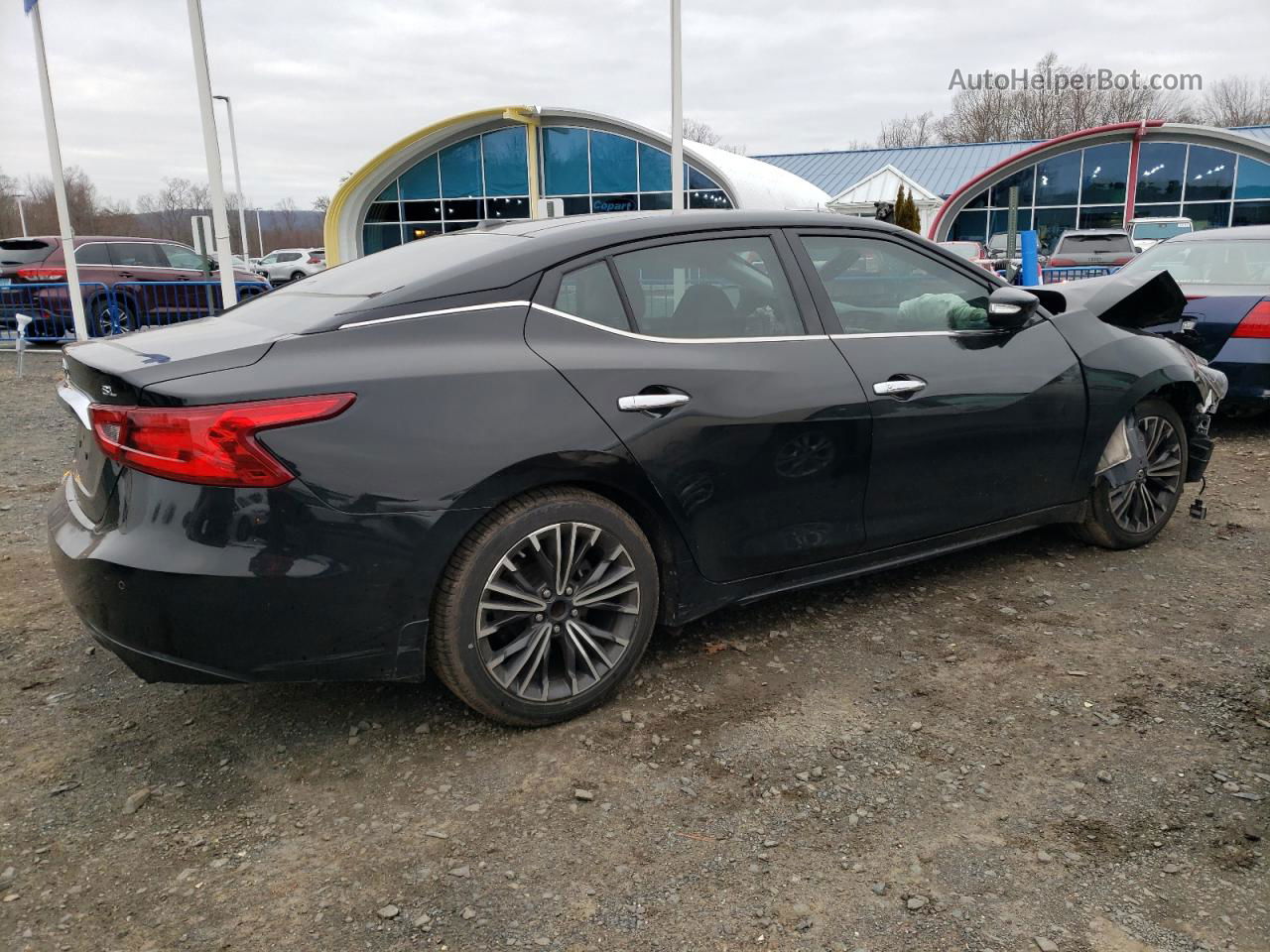 2017 Nissan Maxima 3.5s Black vin: 1N4AA6APXHC454899