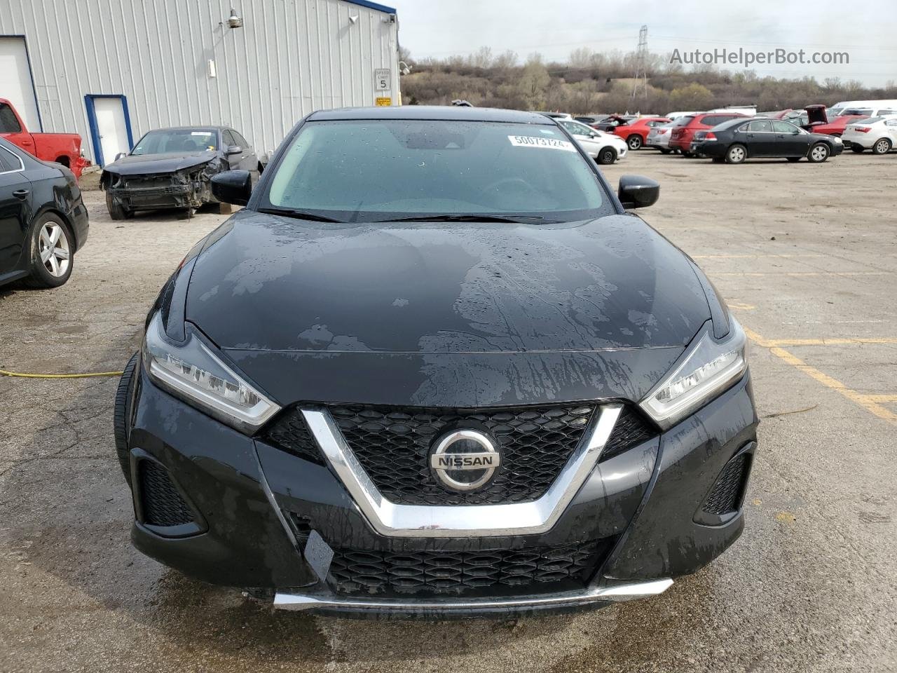 2020 Nissan Maxima S Black vin: 1N4AA6BV3LC381204