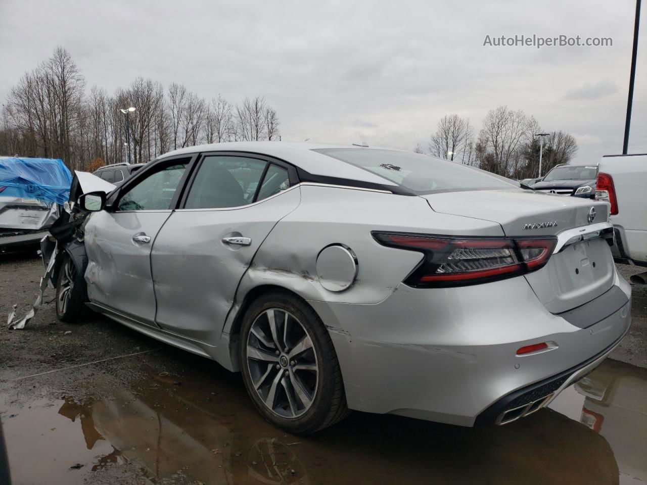 2020 Nissan Maxima Sv Silver vin: 1N4AA6CV0LC381143