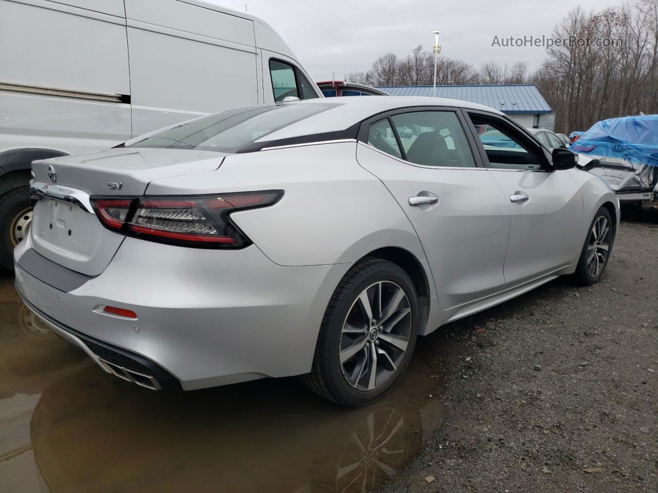 2020 Nissan Maxima Sv Silver vin: 1N4AA6CV0LC381143