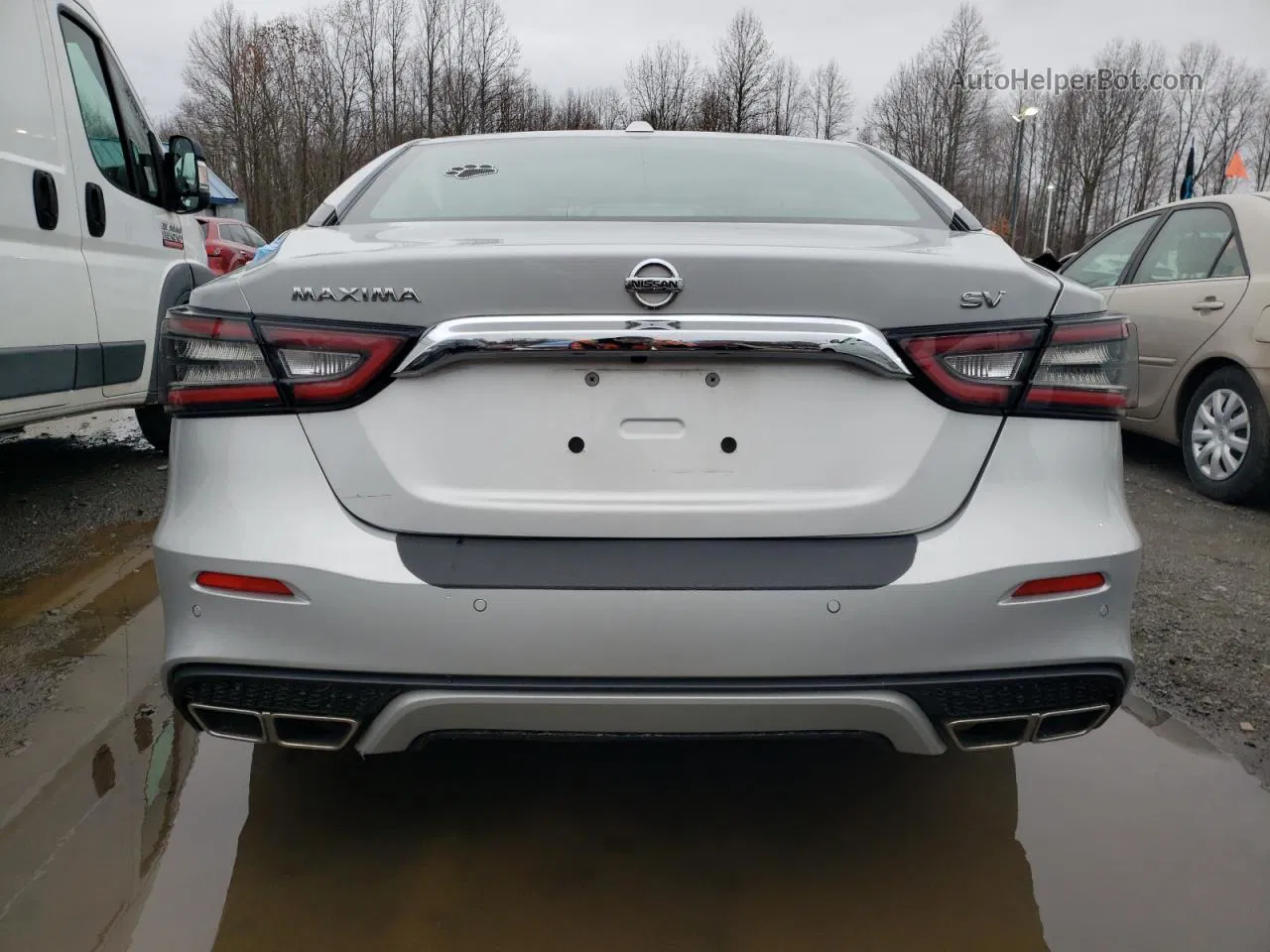 2020 Nissan Maxima Sv Silver vin: 1N4AA6CV0LC381143