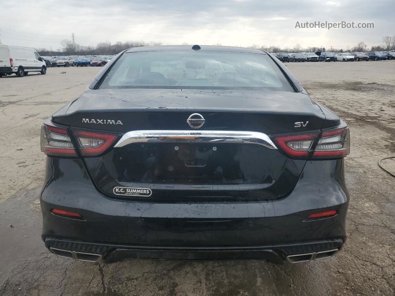 2020 Nissan Maxima Sv Black vin: 1N4AA6CV3LC374767