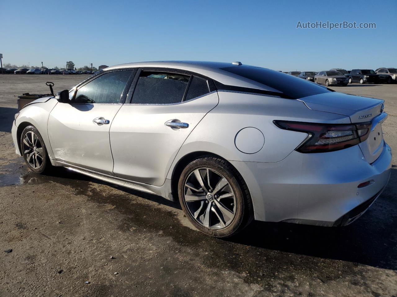 2020 Nissan Maxima Sv Серебряный vin: 1N4AA6CV4LC366824