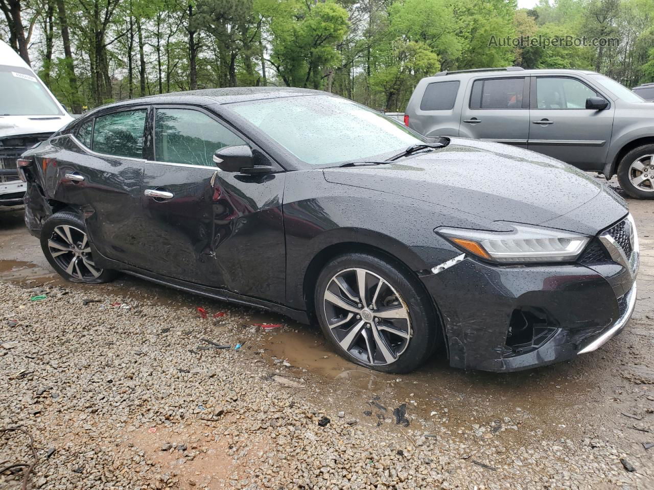 2020 Nissan Maxima Sv Black vin: 1N4AA6CVXLC362289