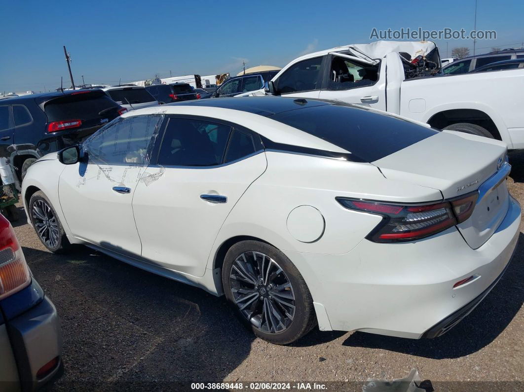 2020 Nissan Maxima Sl Xtronic Cvt White vin: 1N4AA6DV6LC370484