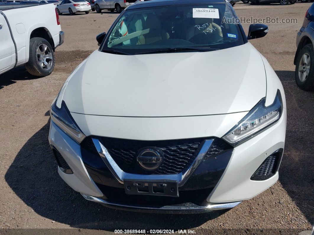 2020 Nissan Maxima Sl Xtronic Cvt White vin: 1N4AA6DV6LC370484