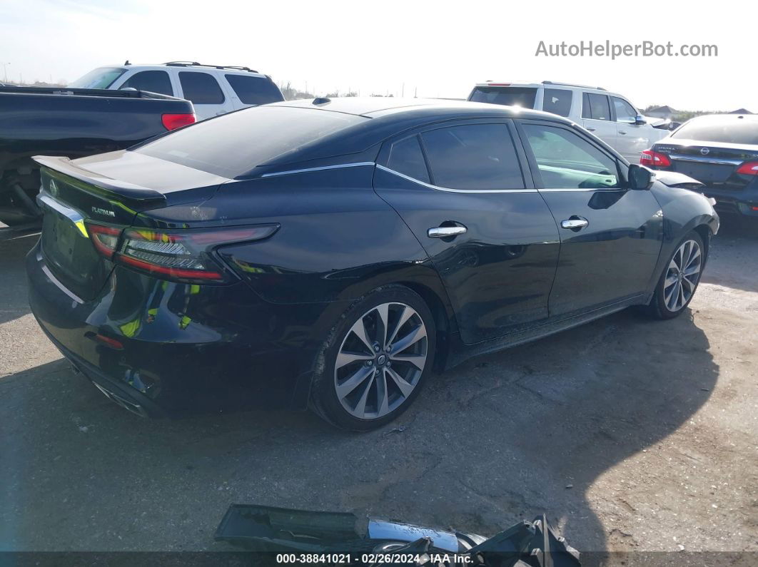 2020 Nissan Maxima Platinum Xtronic Cvt Черный vin: 1N4AA6FV2LC383276