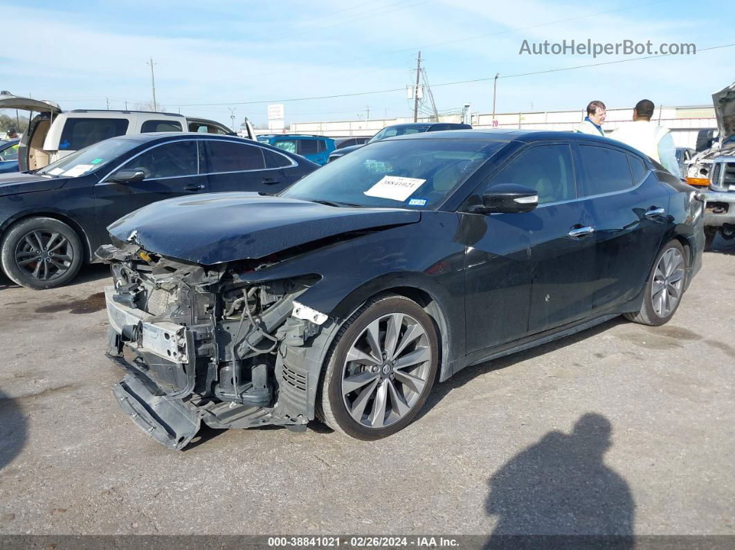 2020 Nissan Maxima Platinum Xtronic Cvt Черный vin: 1N4AA6FV2LC383276