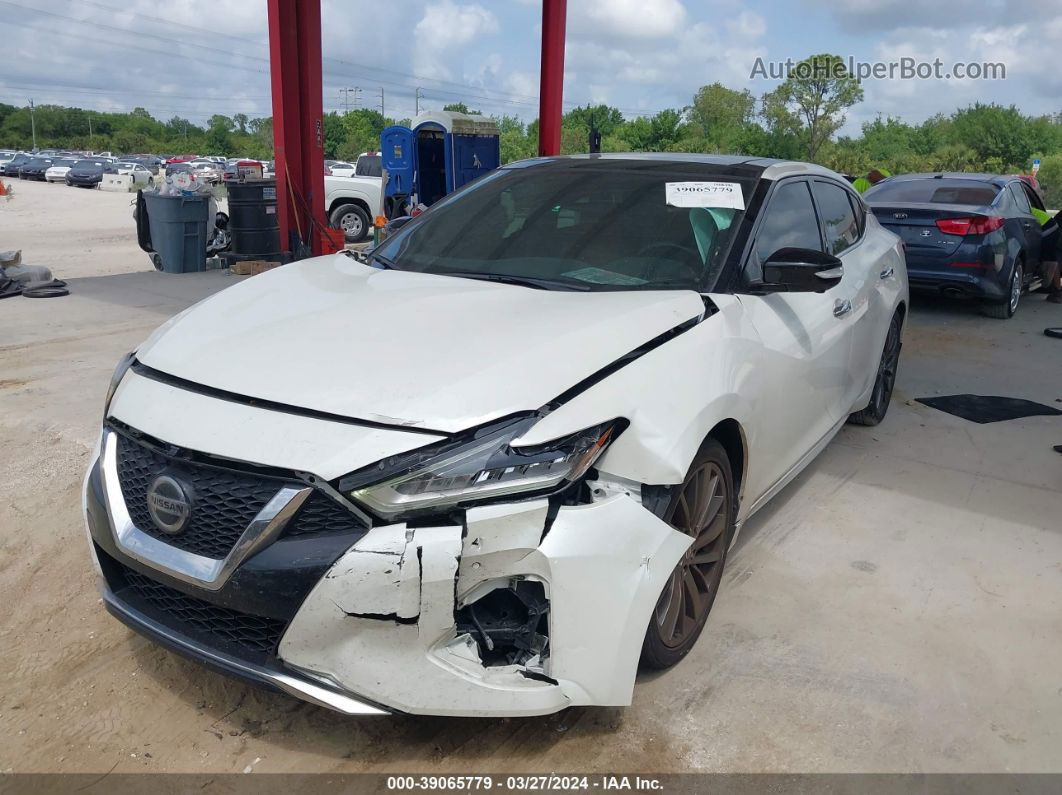 2020 Nissan Maxima Platinum Xtronic Cvt Белый vin: 1N4AA6FV6LC381658