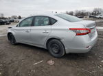 2014 Nissan Sentra S Silver vin: 1N4AB7AP2EN851753