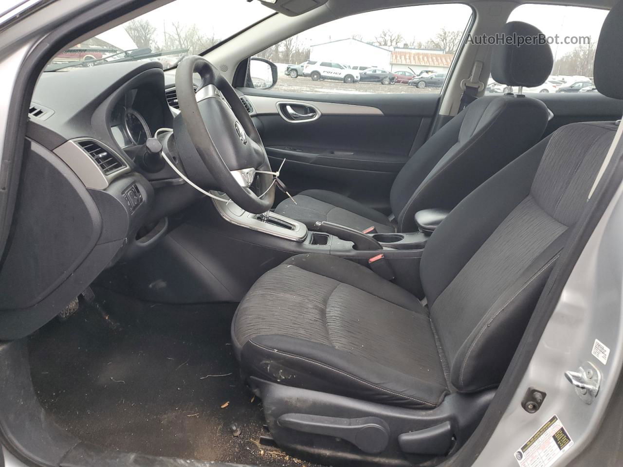 2014 Nissan Sentra S Серебряный vin: 1N4AB7AP2EN851753