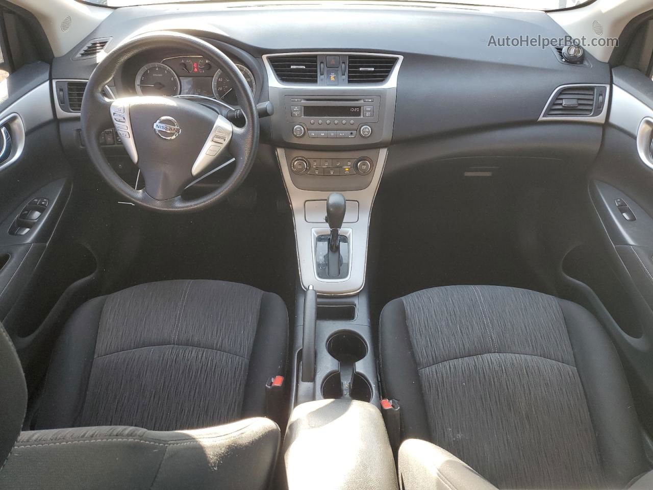 2014 Nissan Sentra S Серый vin: 1N4AB7AP4EN853780