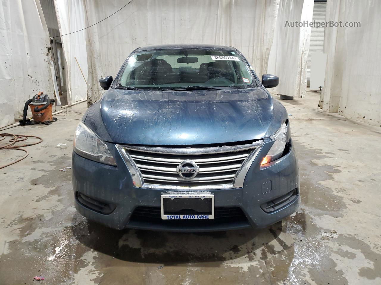 2014 Nissan Sentra S Blue vin: 1N4AB7AP6EN851092