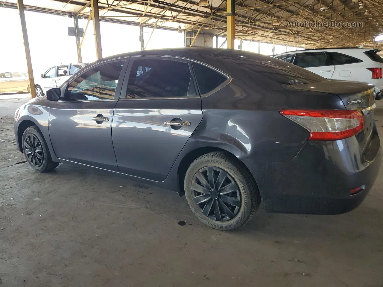 2014 Nissan Sentra S Charcoal vin: 1N4AB7AP6EN851593