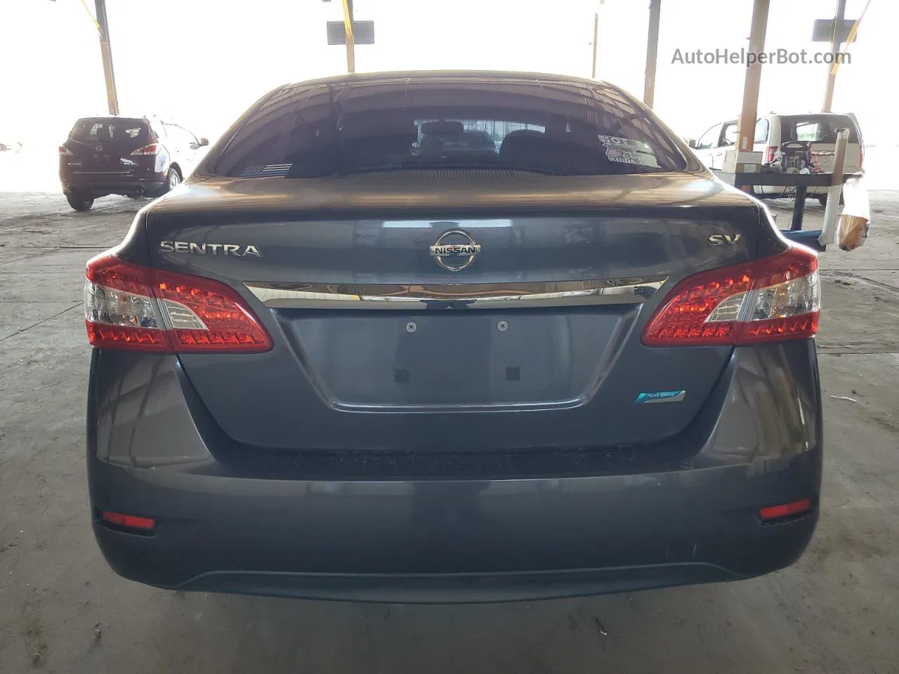 2014 Nissan Sentra S Charcoal vin: 1N4AB7AP6EN851593