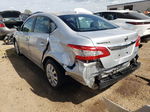 2014 Nissan Sentra S Silver vin: 1N4AB7AP6EN855854