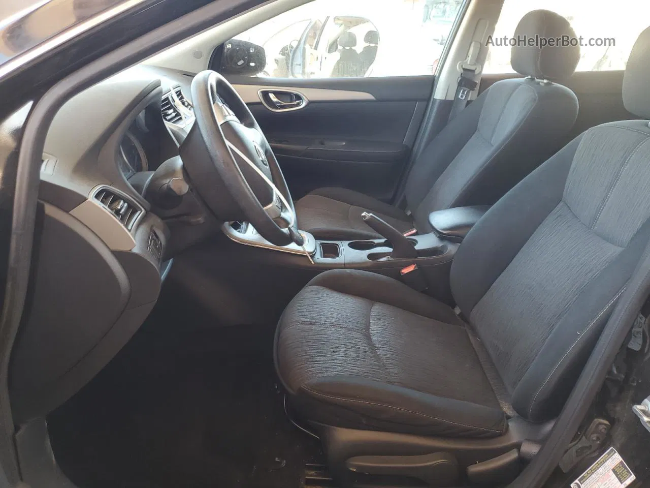 2014 Nissan Sentra S Черный vin: 1N4AB7AP8EN853121