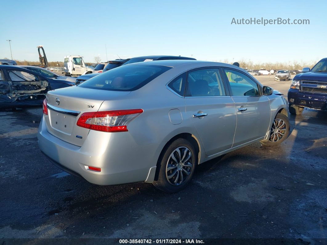 2014 Nissan Sentra Fe+ S/fe+ Sv/s/sl/sr/sv Silver vin: 1N4AB7APXEN852374