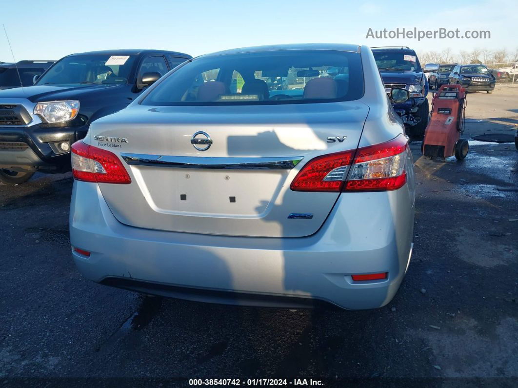 2014 Nissan Sentra Fe+ S/fe+ Sv/s/sl/sr/sv Silver vin: 1N4AB7APXEN852374