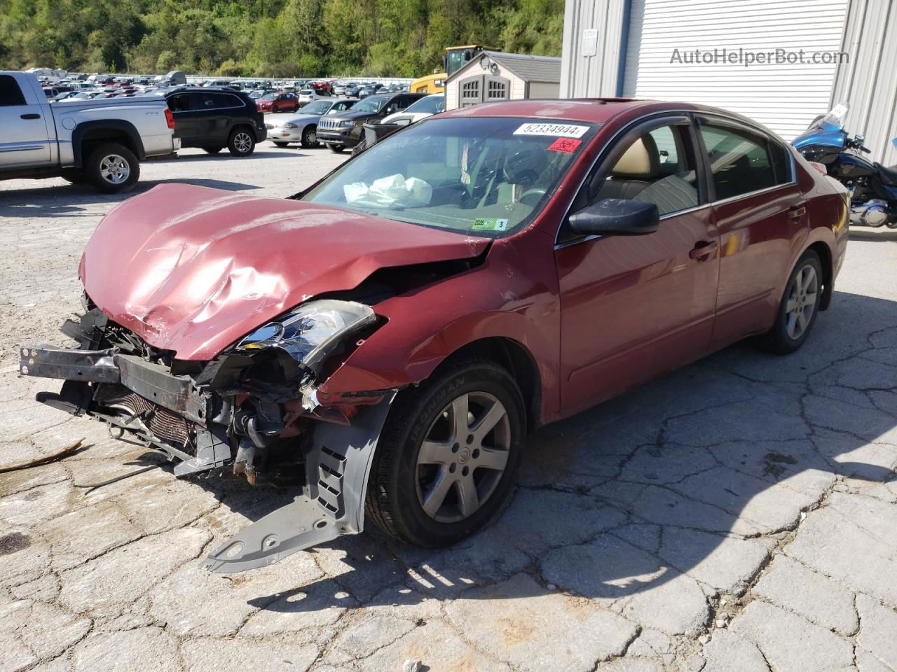 2008 Nissan Altima 2.5 Maroon vin: 1N4AL21E08C197799