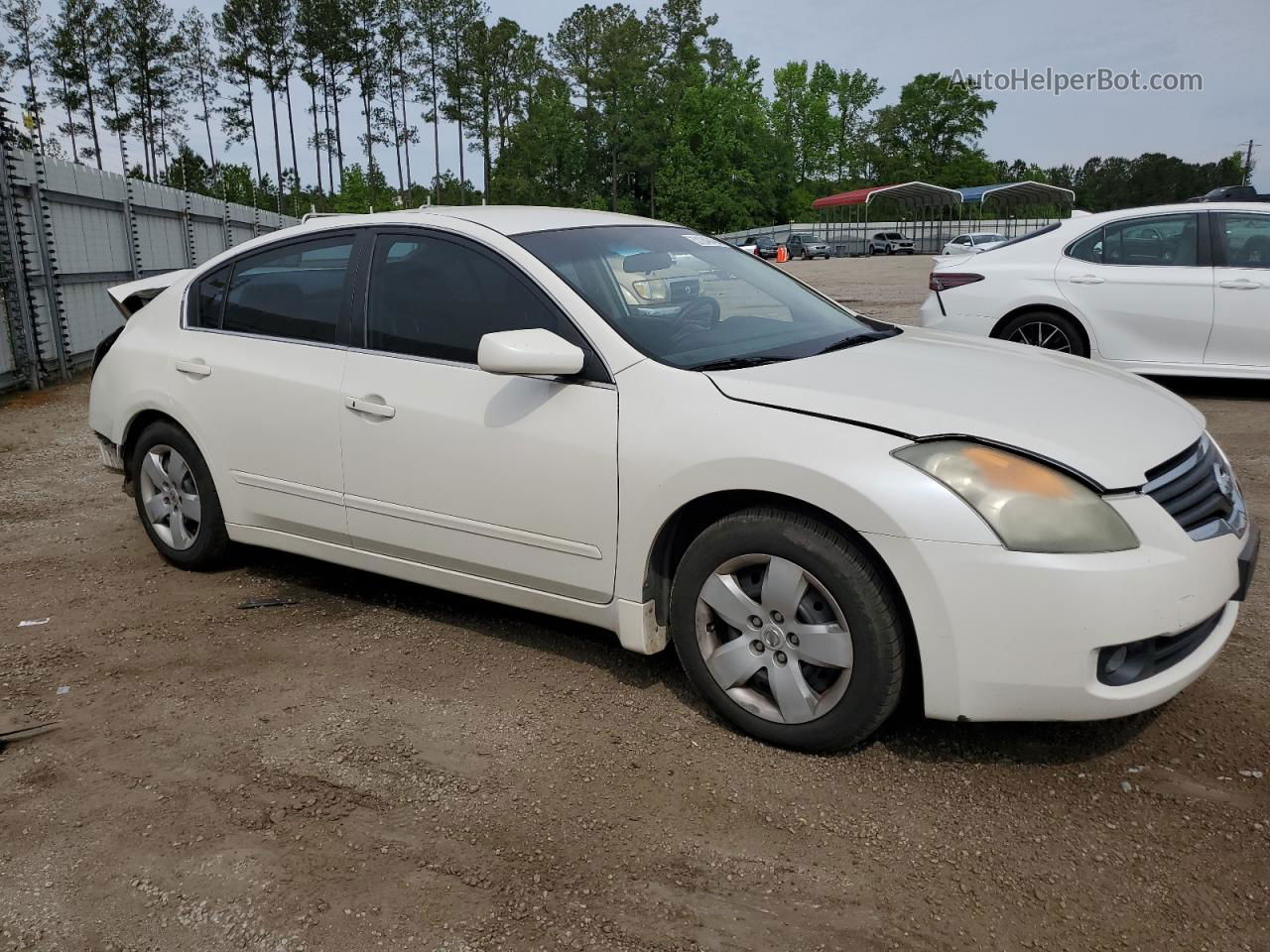 2008 Nissan Altima 2.5 White vin: 1N4AL21E08N525467