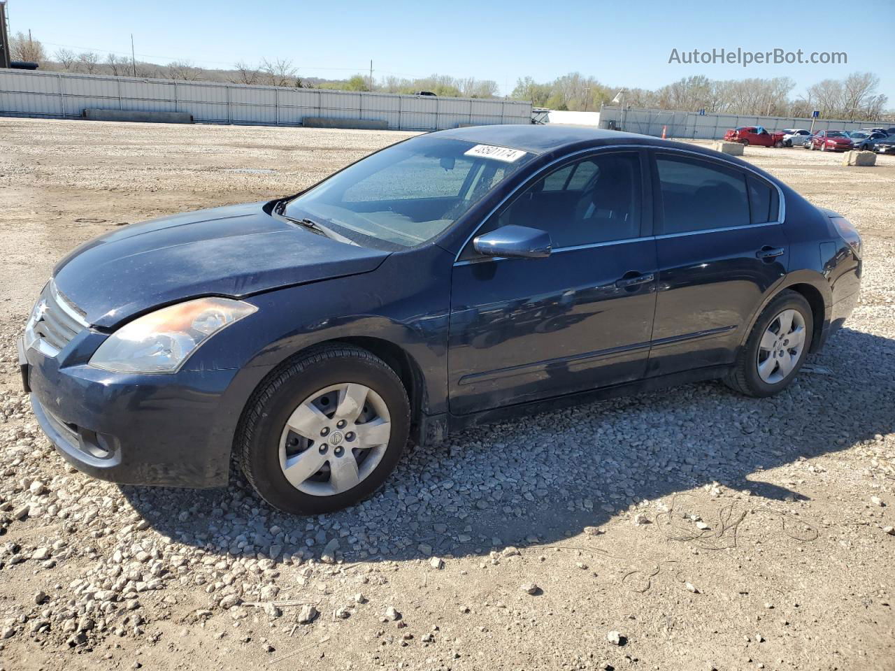 2008 Nissan Altima 2.5 Blue vin: 1N4AL21E08N528353