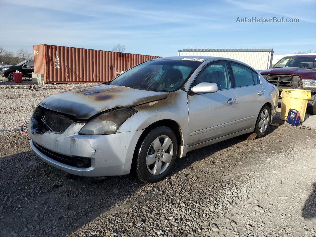 2008 Nissan Altima 2.5 Silver vin: 1N4AL21E08N528546