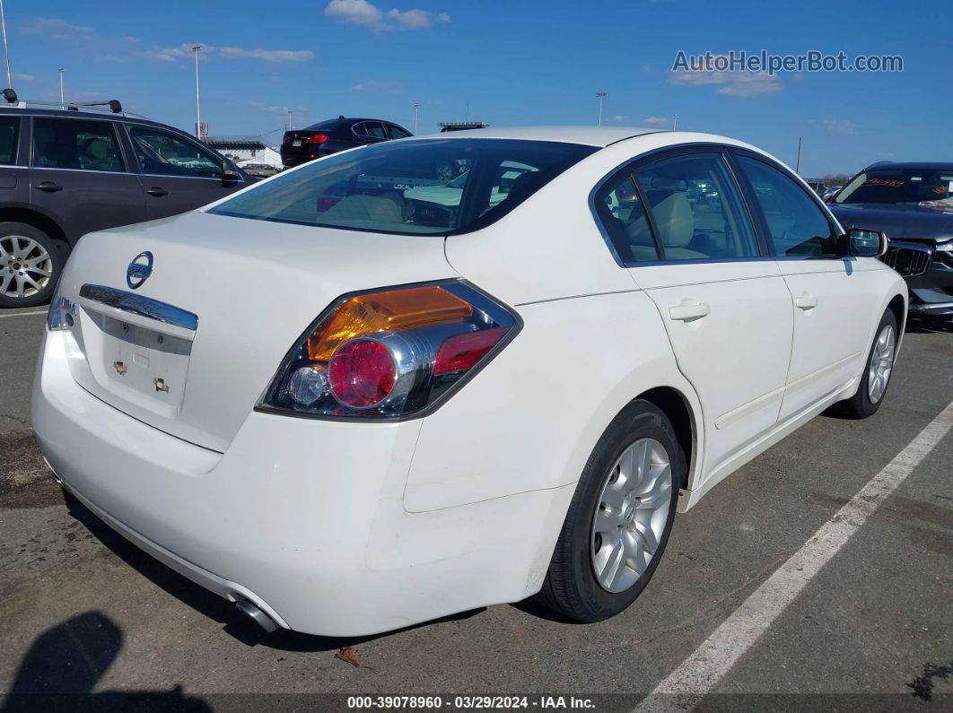 2009 Nissan Altima 2.5 White vin: 1N4AL21E09C107603