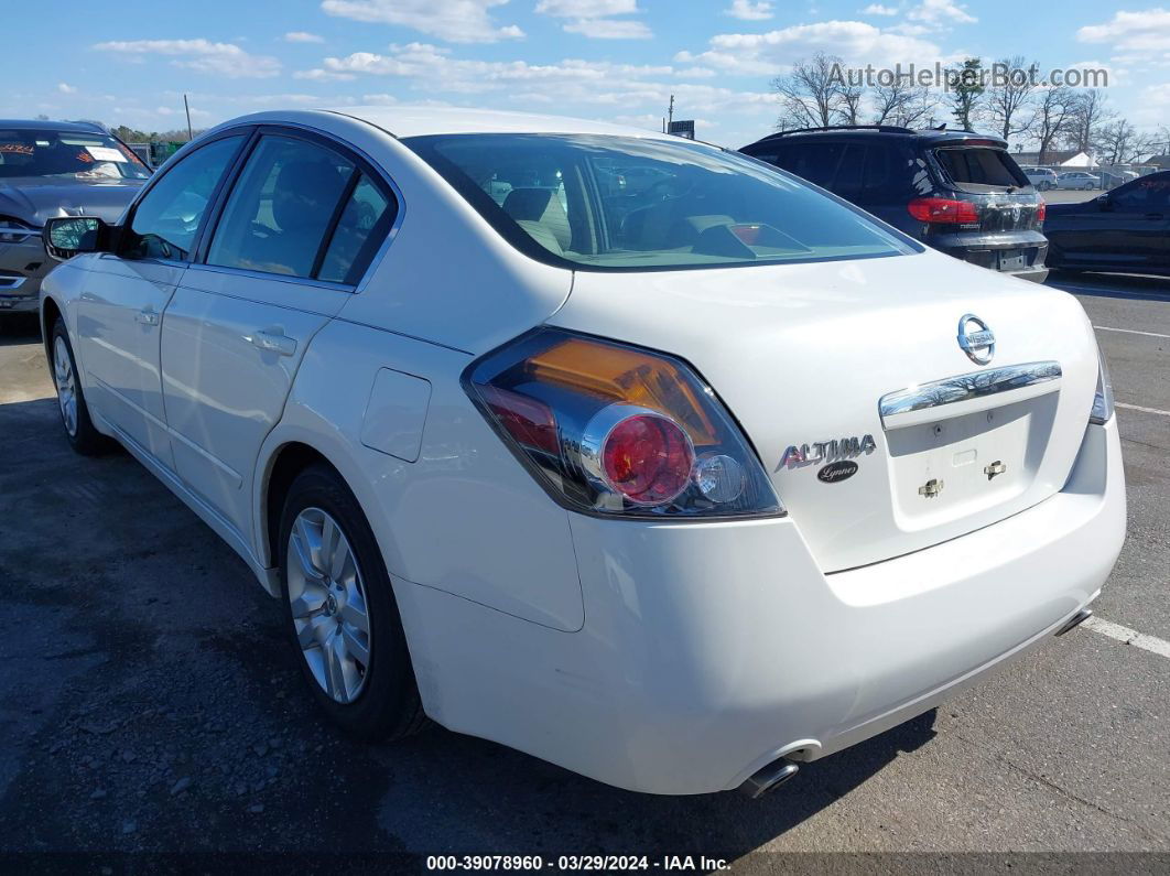 2009 Nissan Altima 2.5 White vin: 1N4AL21E09C107603