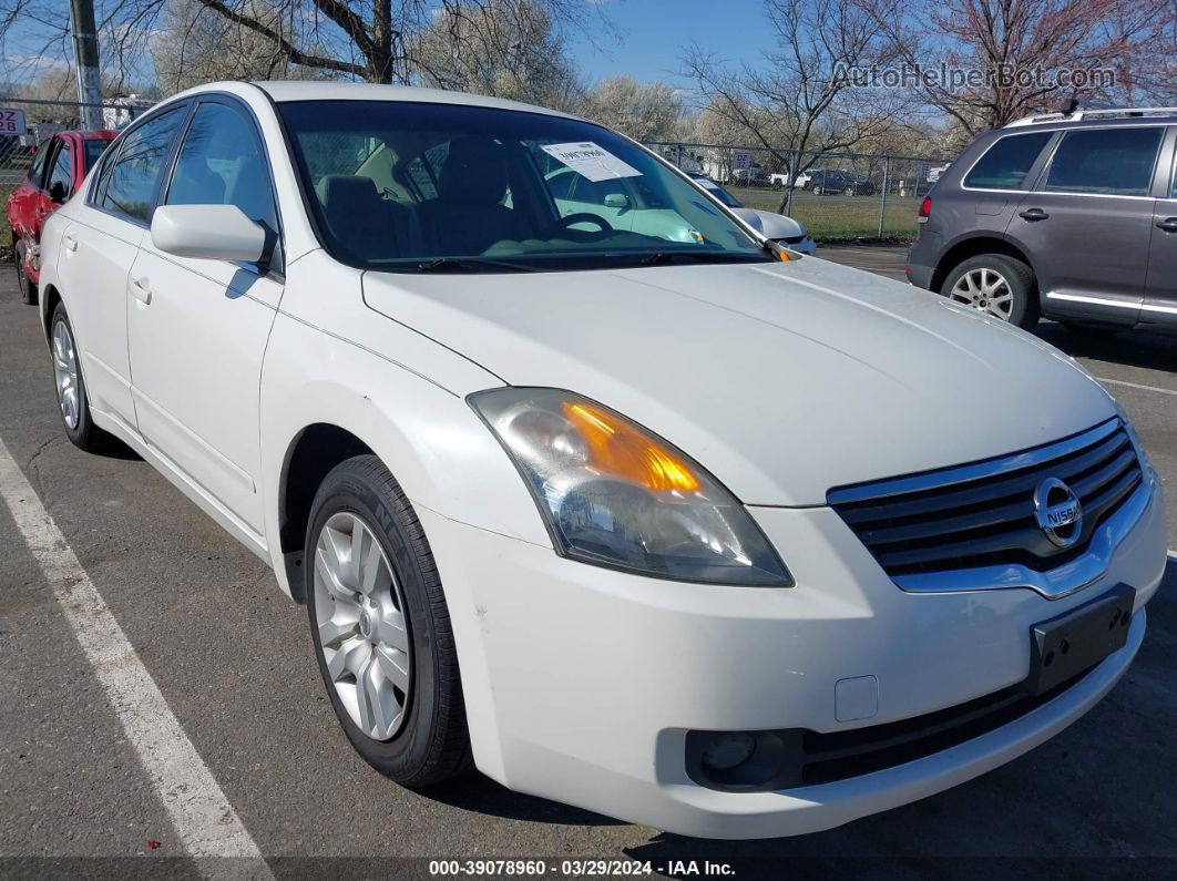 2009 Nissan Altima 2.5 White vin: 1N4AL21E09C107603