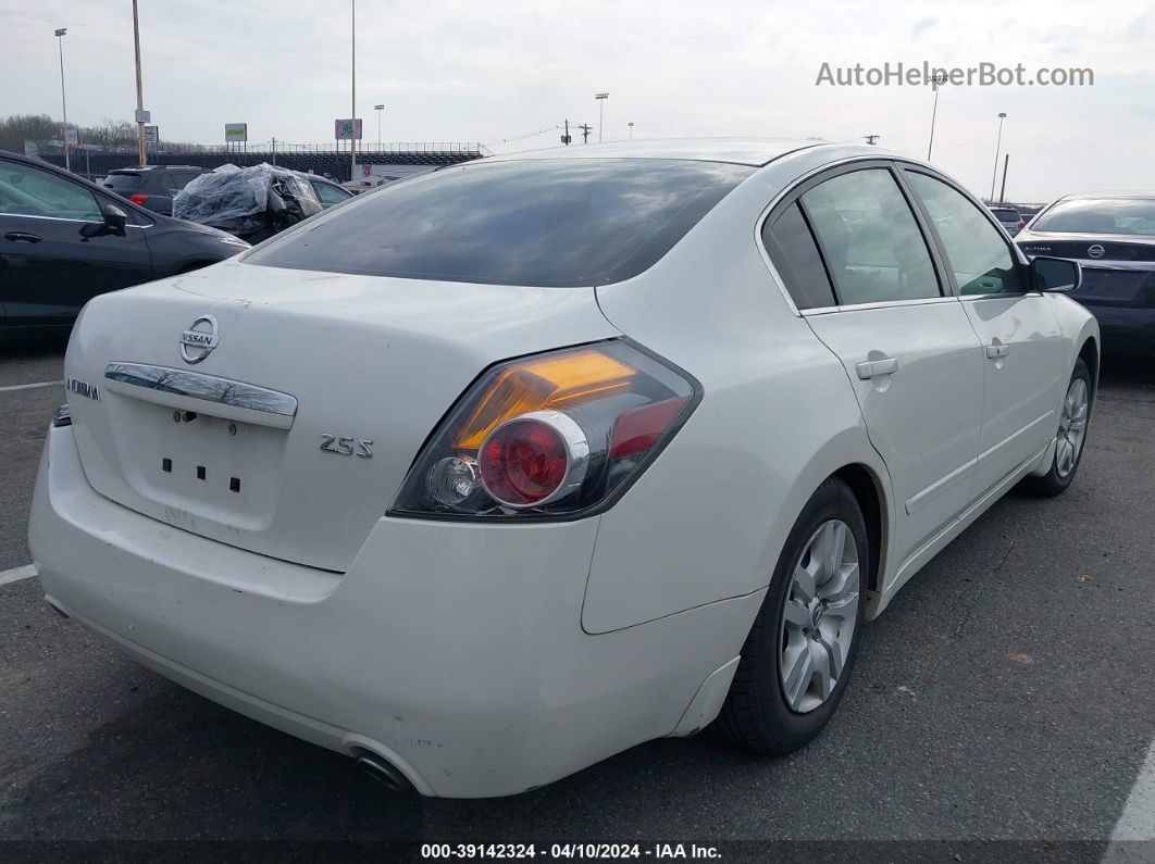 2009 Nissan Altima 2.5 S White vin: 1N4AL21E09N560852