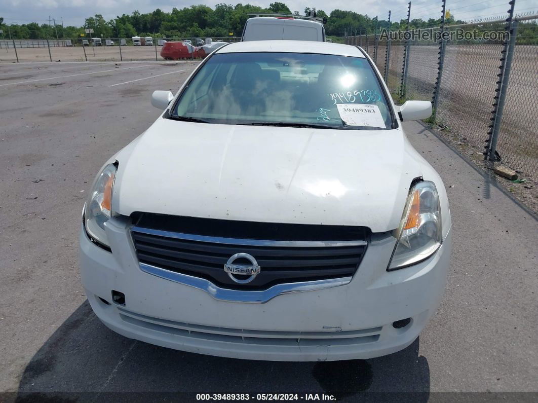 2009 Nissan Altima 2.5 S White vin: 1N4AL21E19C127679