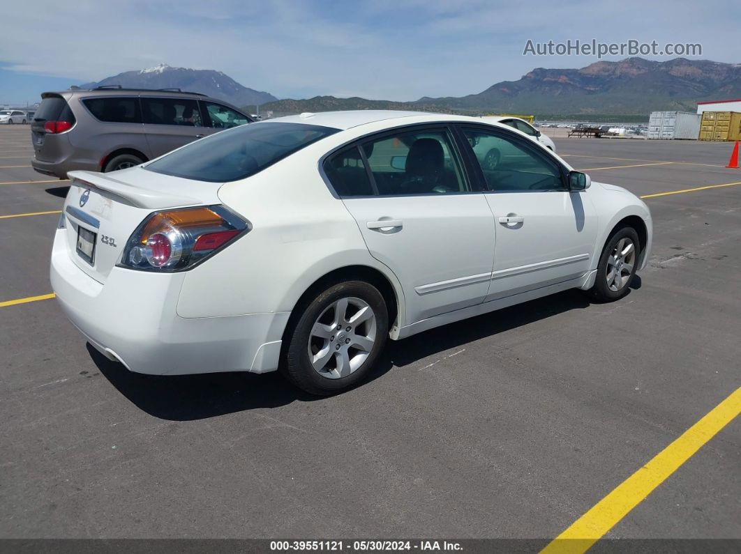 2009 Nissan Altima 2.5 S White vin: 1N4AL21E19N435049