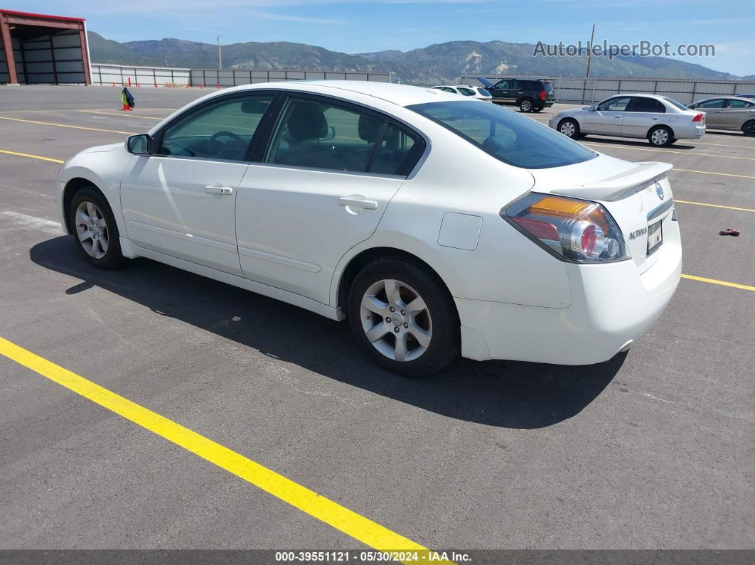 2009 Nissan Altima 2.5 S White vin: 1N4AL21E19N435049