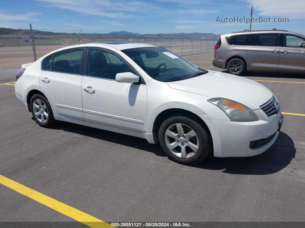 2009 Nissan Altima 2.5 S White vin: 1N4AL21E19N435049