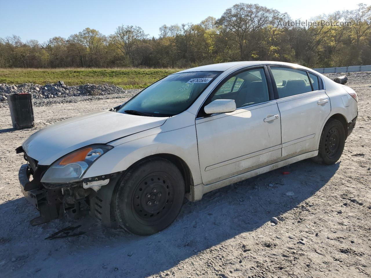 2008 Nissan Altima 2.5 White vin: 1N4AL21E28C236893