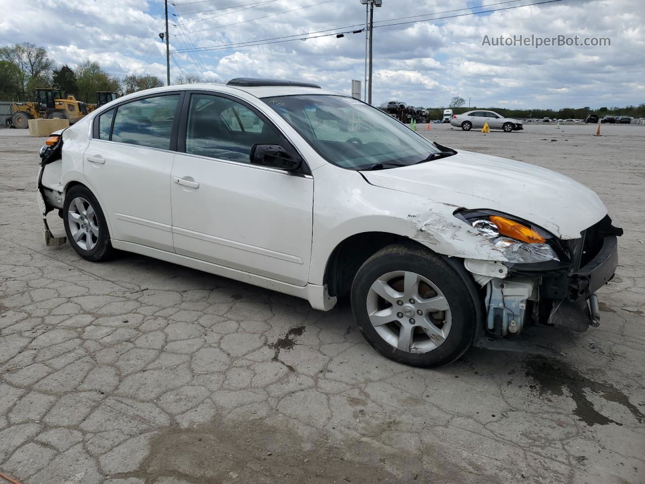 2008 Nissan Altima 2.5 White vin: 1N4AL21E28C237638