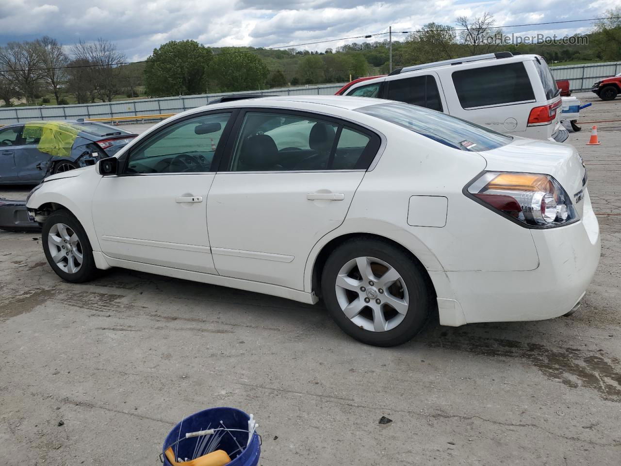 2008 Nissan Altima 2.5 White vin: 1N4AL21E28C237638