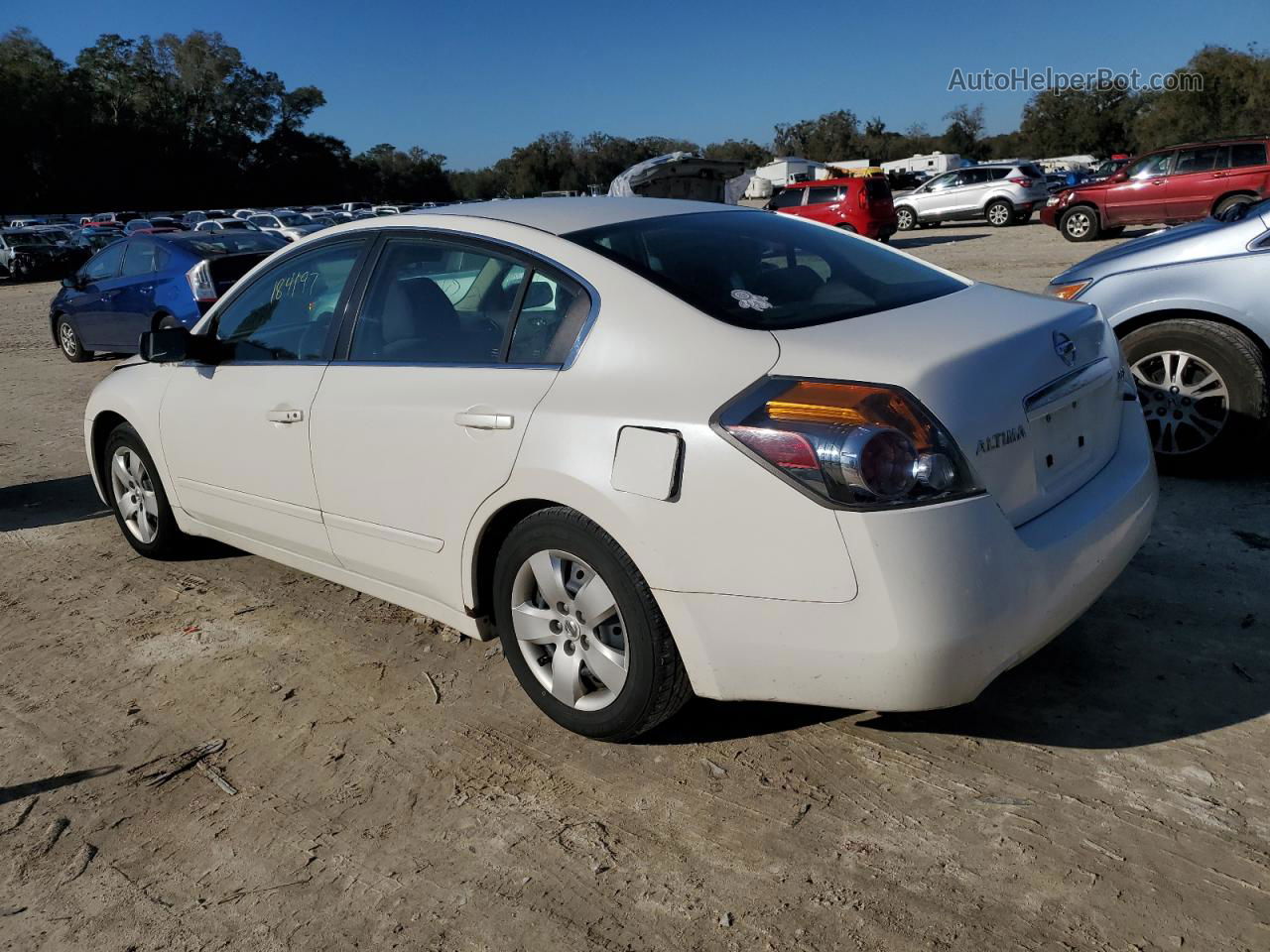 2008 Nissan Altima 2.5 White vin: 1N4AL21E28C253354