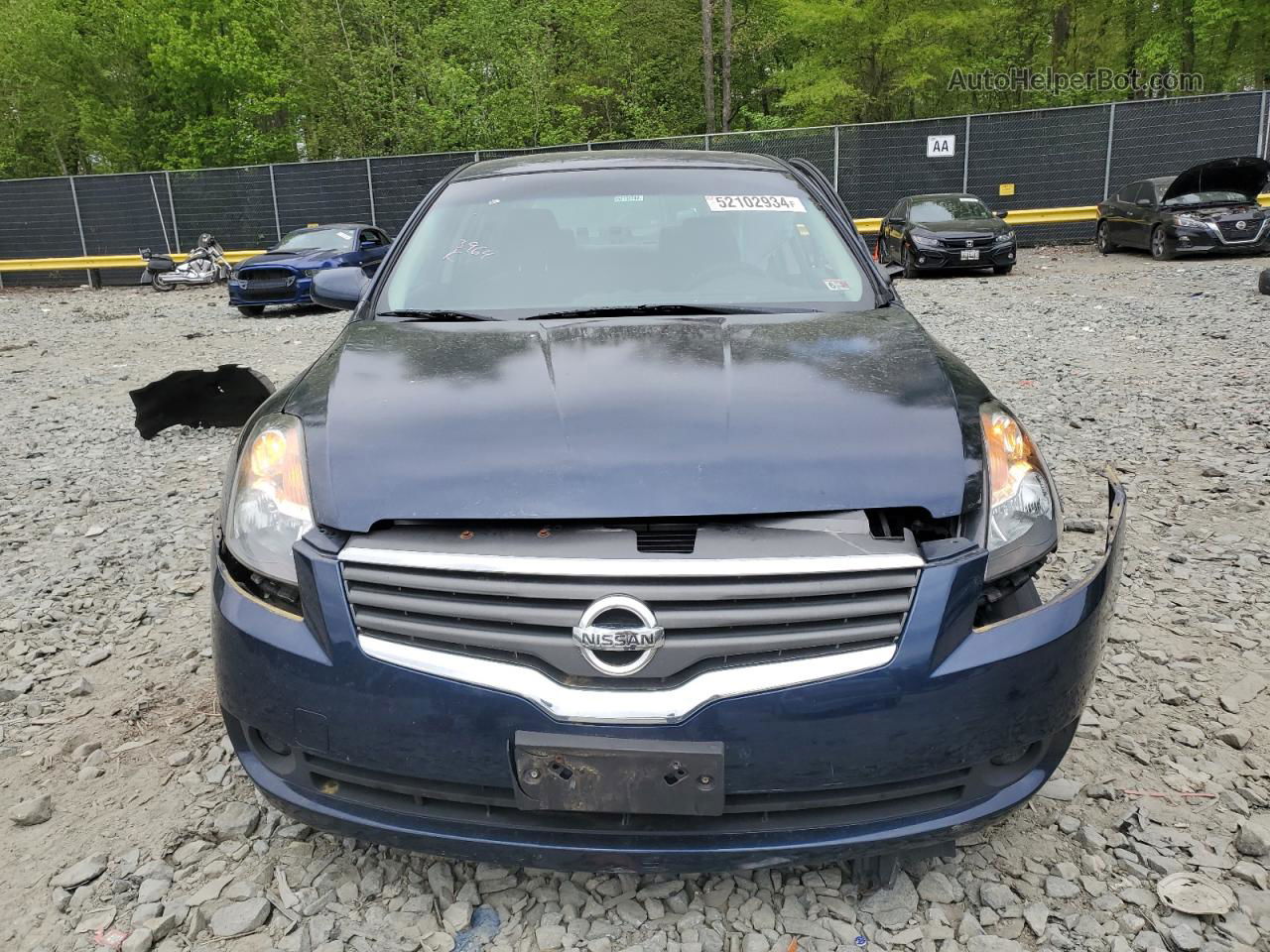 2008 Nissan Altima 2.5 Blue vin: 1N4AL21E28N449220