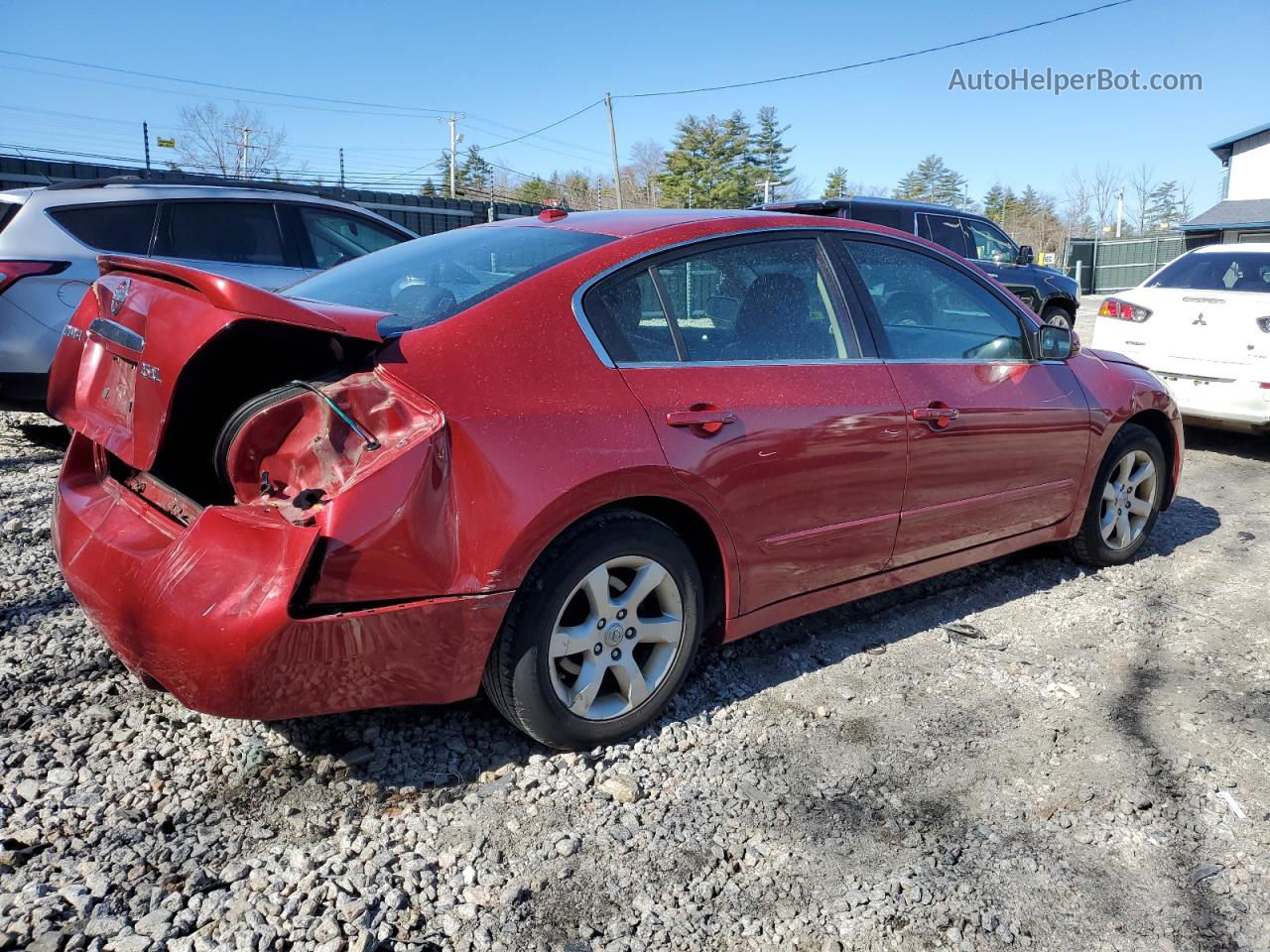 2009 Nissan Altima 2.5 Красный vin: 1N4AL21E29N406871