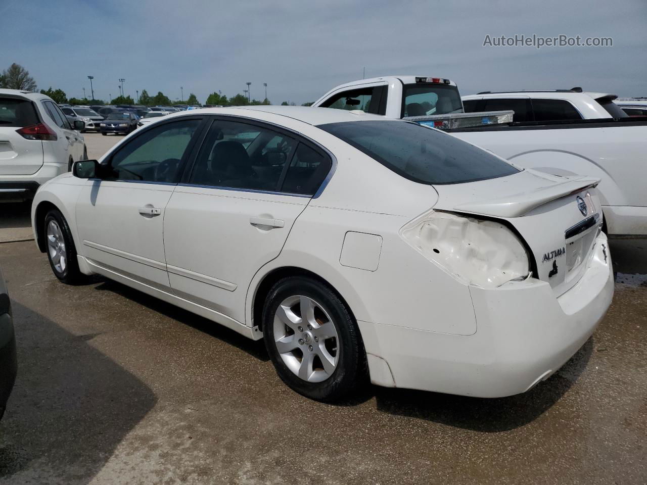 2009 Nissan Altima 2.5 White vin: 1N4AL21E29N471624