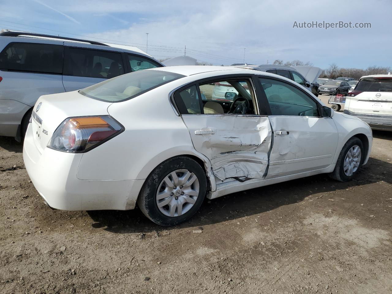 2009 Nissan Altima 2.5 White vin: 1N4AL21E29N480341